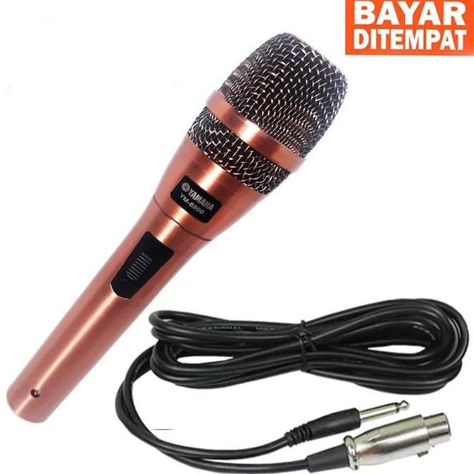 Yoiyoman- Mikrofon Yamaha Ym-8800 Mic Kabel Free Koper Terlaris
