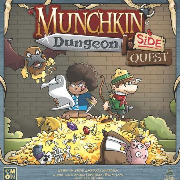 Promo Munchkin Dungeon Side Quest Board Game Expansion Diskon