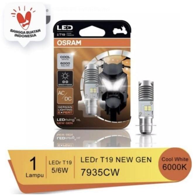 LAMPU DEPAN OSRAM LED MOTOR H6 MIO SOUL GT XEON GT T19 ORI