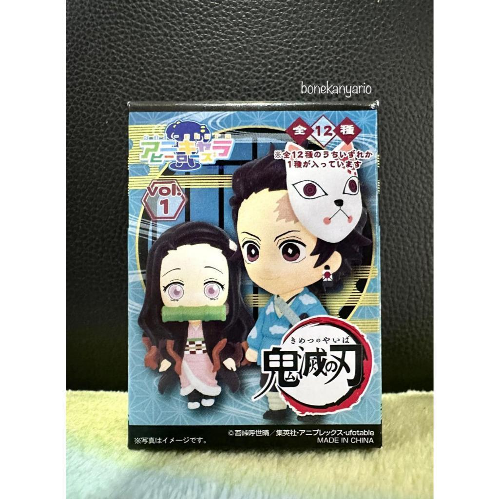 Demon Slayer Ani Chara Heroes Mini Figure Vol.1 Original Jepang Blind Box Gacha Tanjiro Nezuko Giyu