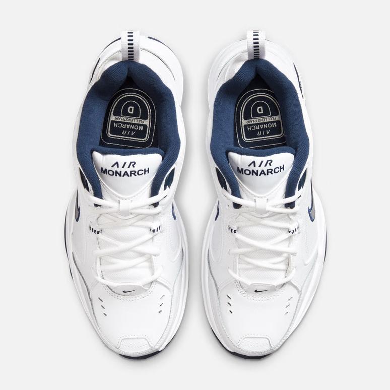 Hot Deals Foot Locker Store Nike Air Monarch Iv White Metallic Silver Original