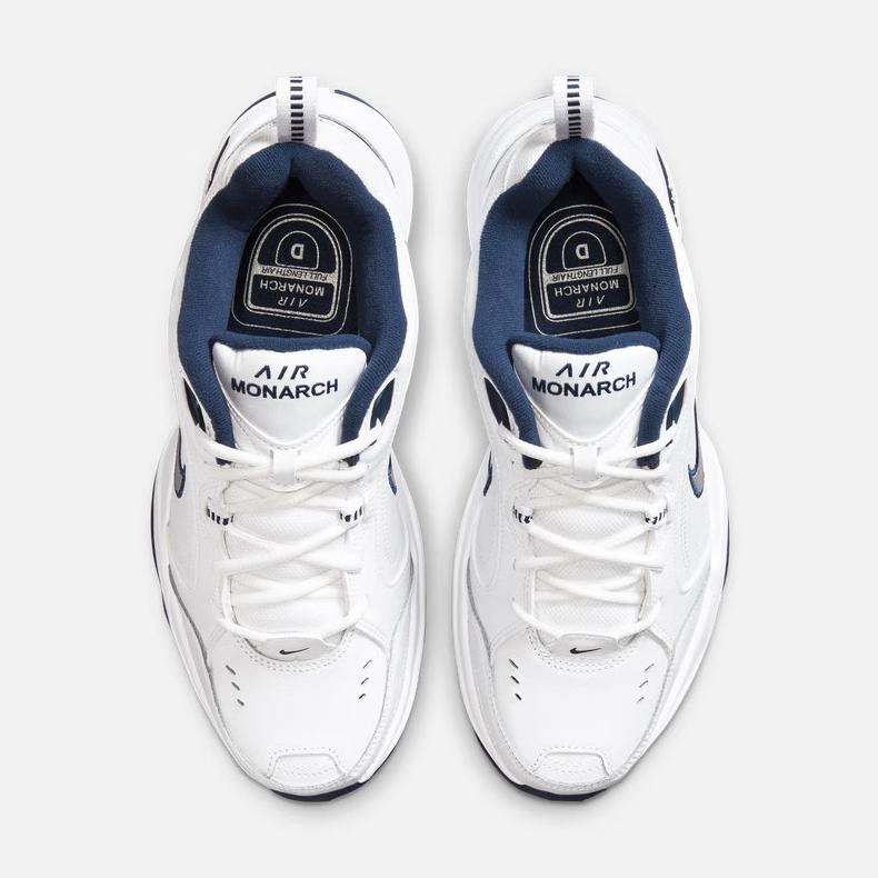 HOT DEALS FOOT LOCKER STORE NIKE AIR MONARCH IV WHITE METALLIC SILVER ORIGINAL