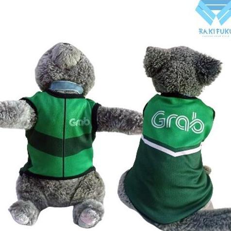 Disc Baju Kucing Lucu Murah Motif Grab Jaket Cowo Cewe Jantan Betina Aksesoris Hewan Kecil Ukuran Xs