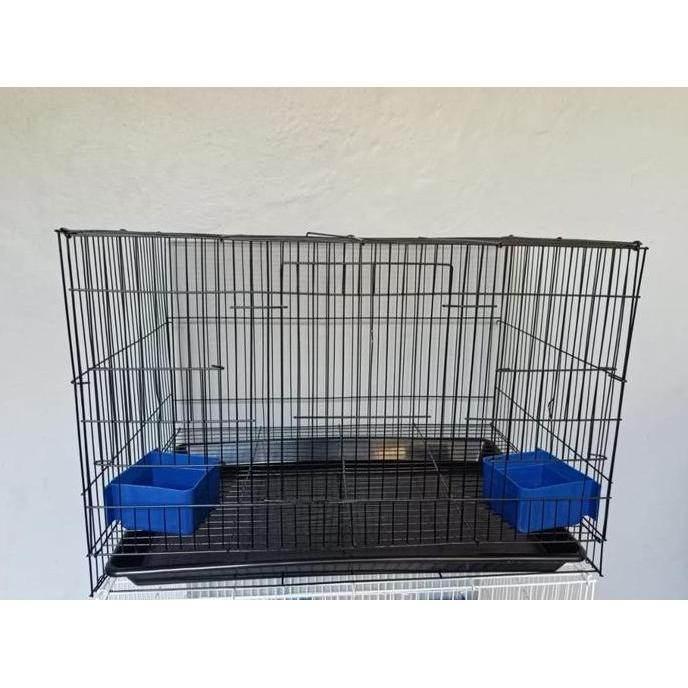 Premium Grosir Kandang Besi Lipat 50X30X30 Kandang Kucing Kitten Anjing Kelinci Kandang Burung Kanda