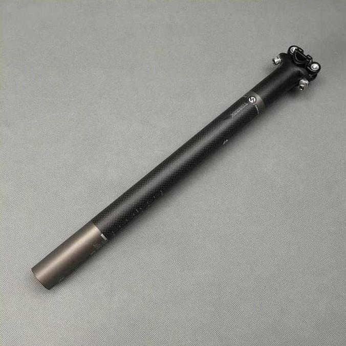 COMEGO Seatpost Tiang Jok Sadel Sepeda Lipat MTB Roadbike Carbon Fiber