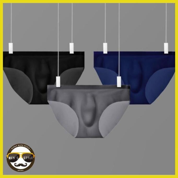 DF113 - Celana Dalam Semi Bening Pria Celana Dalam Nyaman Tipis Lembut PDP 11