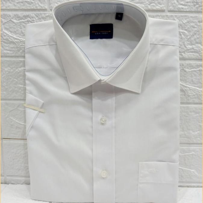 Arrow Kemeja Putih Pria Kerja Kantor Formal Lengan Pendek 100% Original Arrow