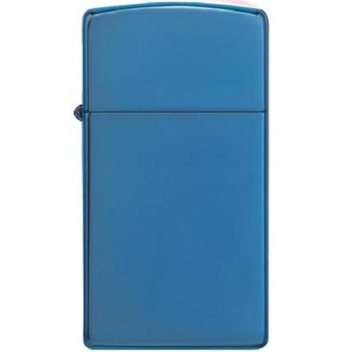 BEBAS ONGKIR - Zippo Slim High Polish Blue