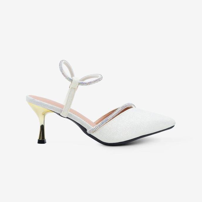 Lawrensia Vanessa - Heels Pesta High Heels Glamor Hak 7.5 cm - LX510-1 terlaris