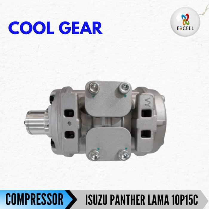 Compressor Kompresor Ac Mobil Kijang Super Isuzu Panther Lama 10P15C Original Dan Terpercaya