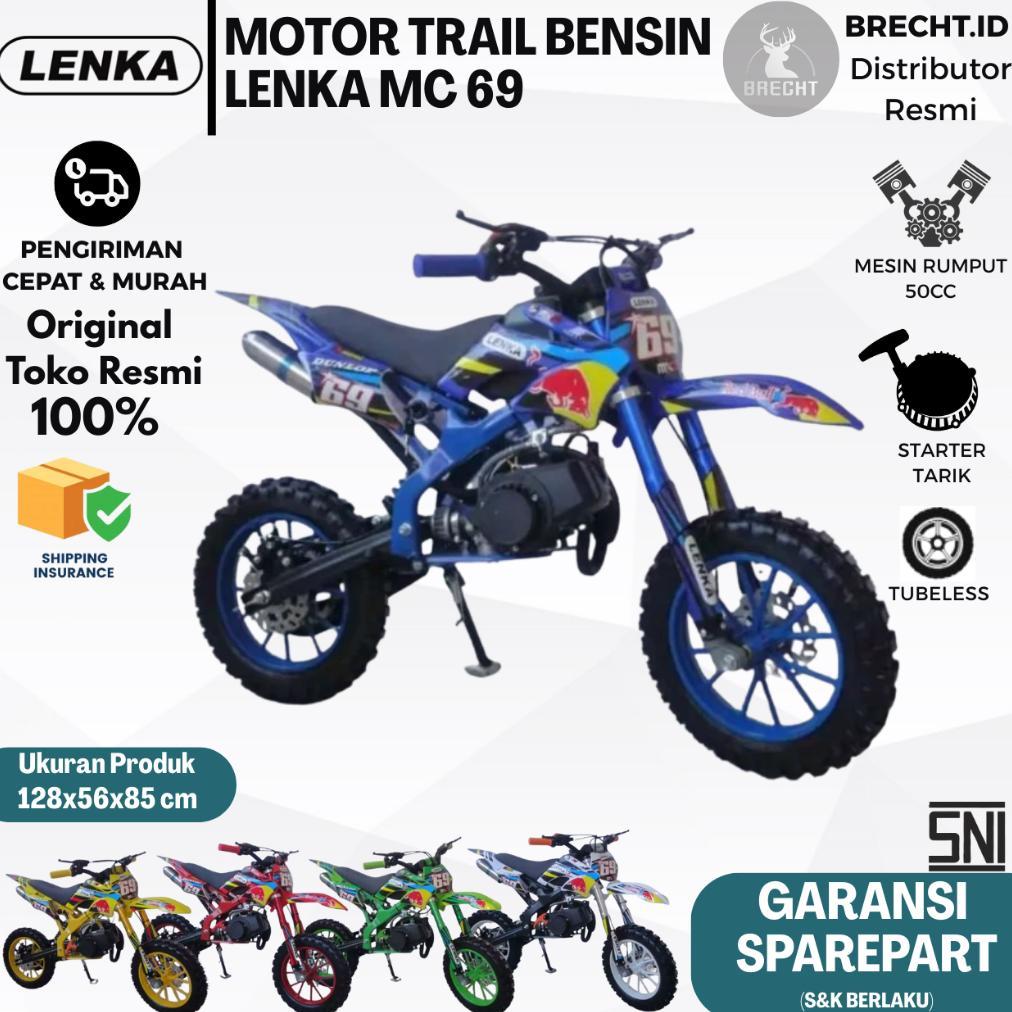 -ALS- Motor Bensin Mini Trail Lenka MC 69 50CC Mini Trail Anak & Remaja Treil LENKA MC69