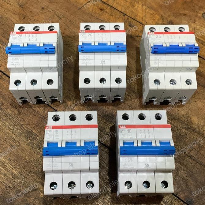 Panelfiks- Mcb 3 Phase Abb Original Pln 10A 16A 20A 25A 35A