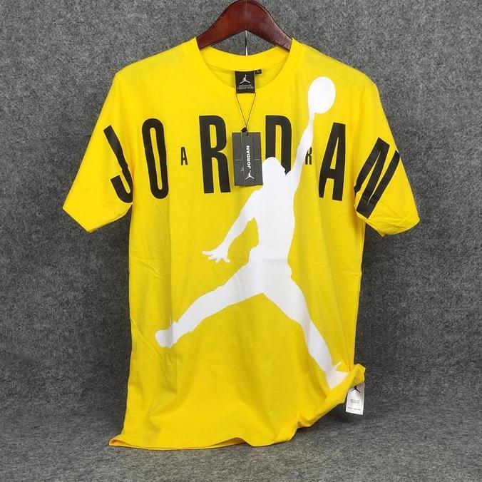 Tshirt Kaos air jordan basket motif sablon baju kaos pria