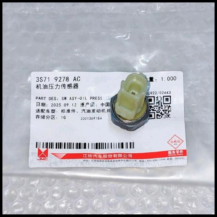 TERMURAH 3S719278AC SWITCH OIL PRESSURE SWITCH OLI PRESSURE FORD RANGER 2.2 2.2CC ORIGINAL FORD CHIN