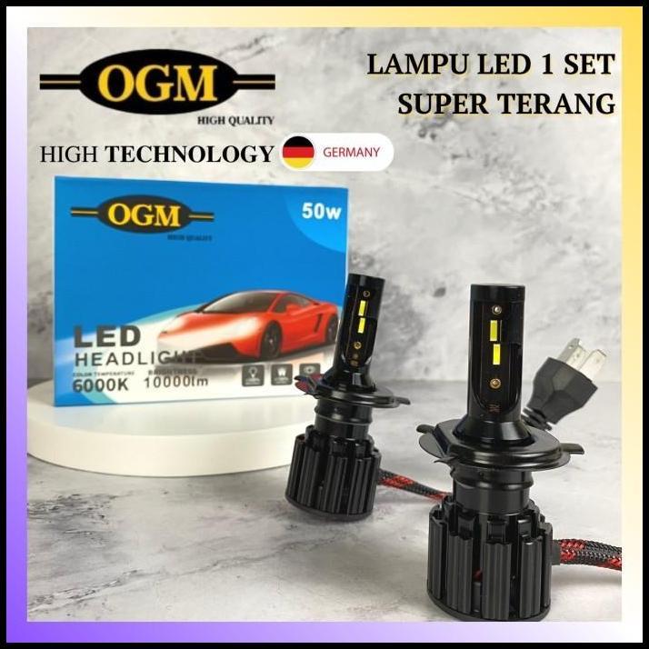 GRATIS ONGKIR OGM - BOHLAM LAMPU LED MOBIL TOYOTA RUSH 32V 6000K SUPER TERANG (HE) 