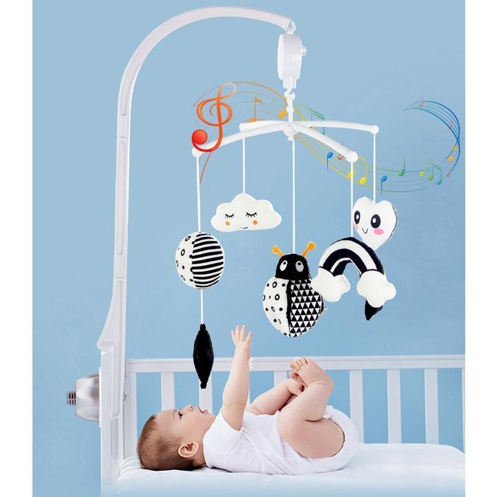 -ALS- CONTRAST CRIB MUSICAL | Baby Box Musical Crib | Musik Box Bayi