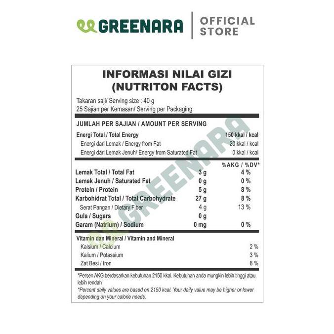 Kirimlangsungaja- Greenara Instant Oat 1Kg / Oat Instan 1Kg