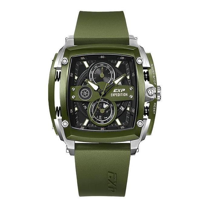 JAM TANGAN PRIA EXPEDITION EXP 3008 / E 3008 / E3008 RUBBER ORIGINAL GARANSI 1 TAHUN terlaris