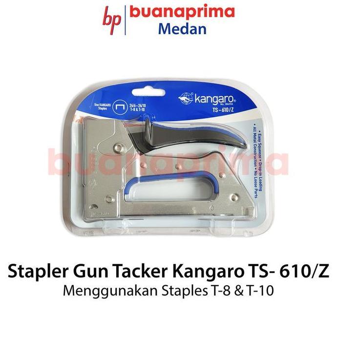 BEBAS ONGKIR - Stapler Tembak Kangaro TS-610/Z Guntacker Besi Gun Tacker TS 610 TS610