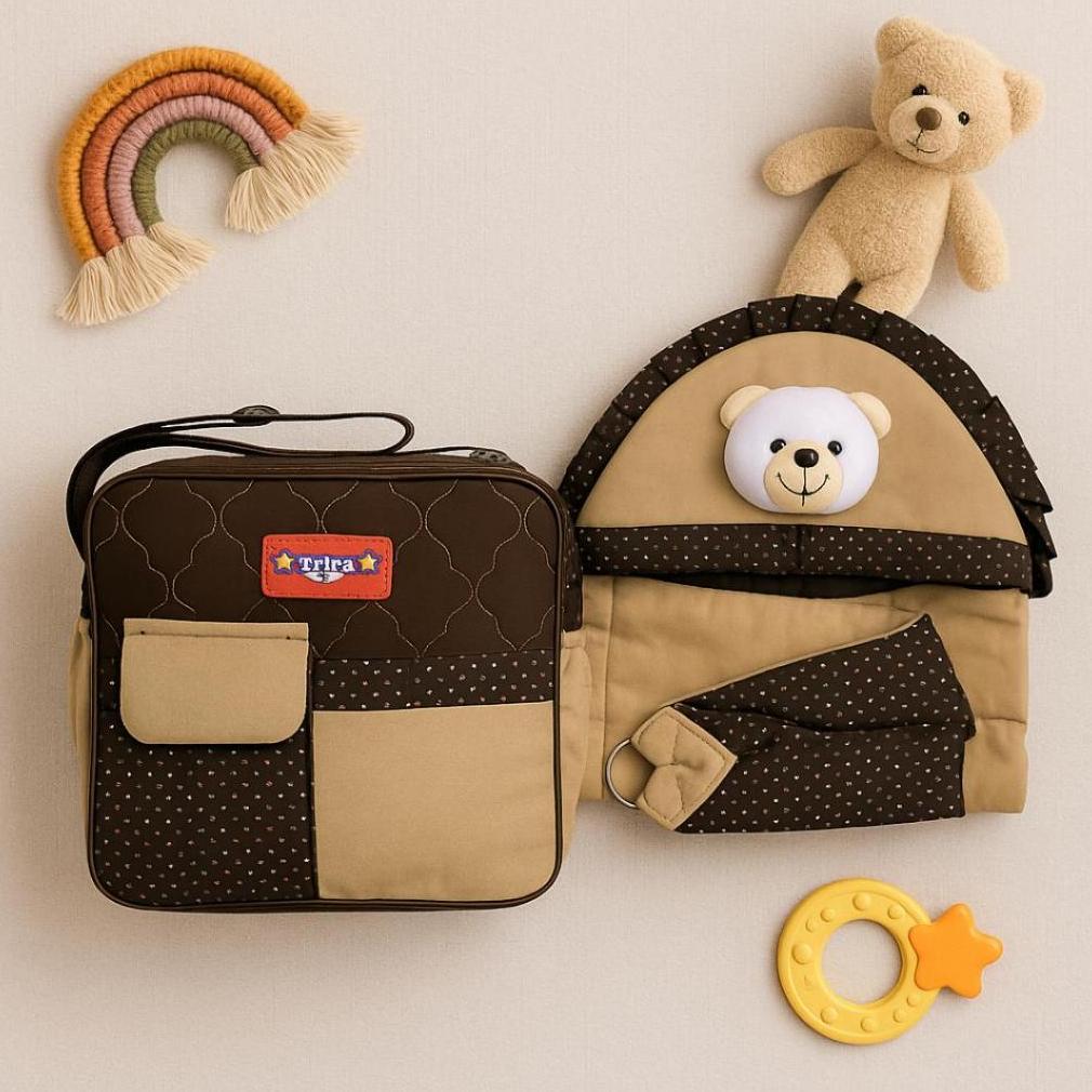 [TA] Set Perlengkapan Bayi Gendongan Dan Tas Bayi Polos Termurah