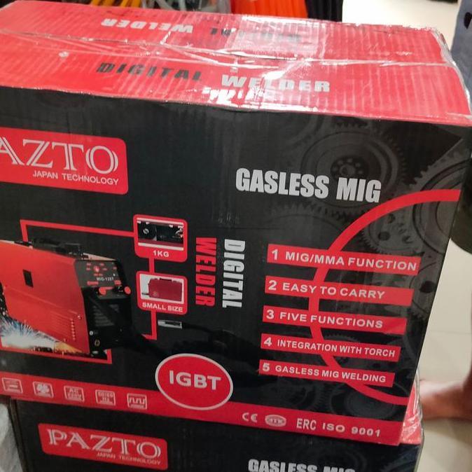 Trafo Las Argon Emirates Mig 120 iGBT tanpa CO2 Migi Mag merk Pazto