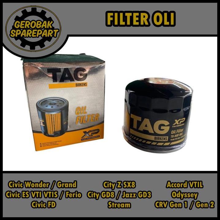 GRATIS ONGKIR FILTER OLI / OIL FILTER - HONDA CIVIC WONDER GRAND ES VTI VTIS FERIO FD / CITY Z SX8 G