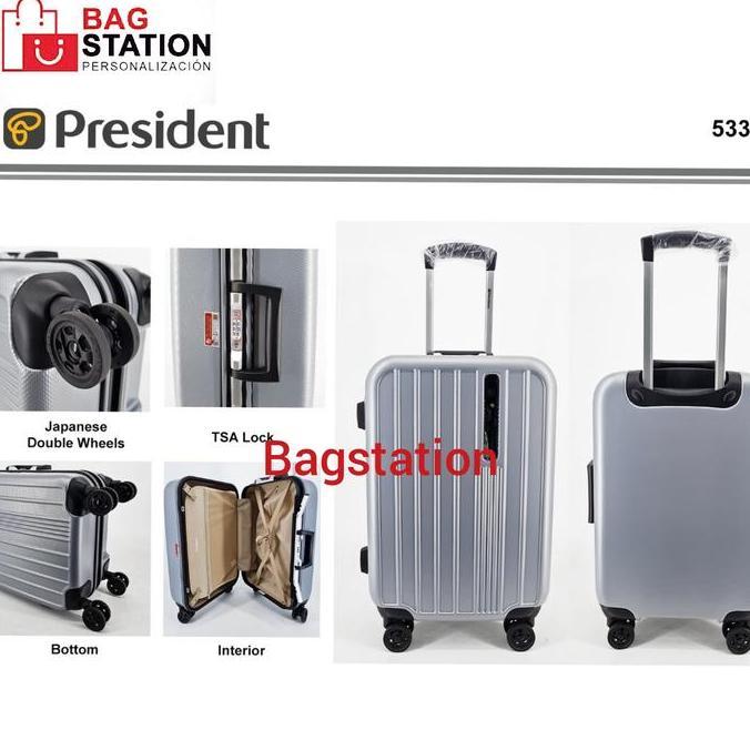 TAS TRAVEL KOPER TAS CABIN PRESIDENT 20 IN 5339 MULTIWHEEL 4 RODA ORIGINAL TAS TRAVEL TAS PAKAIAN TA
