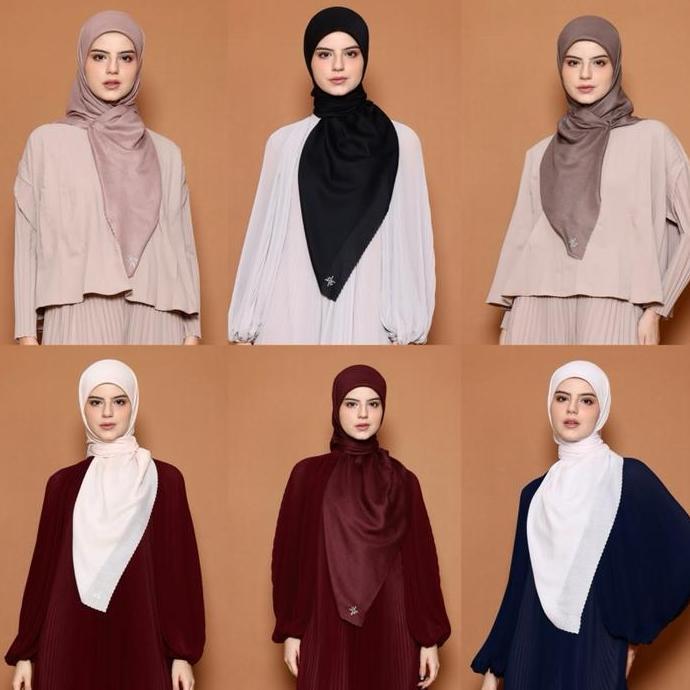 KHANAAN + CRYSTAL SCARF + VOAL