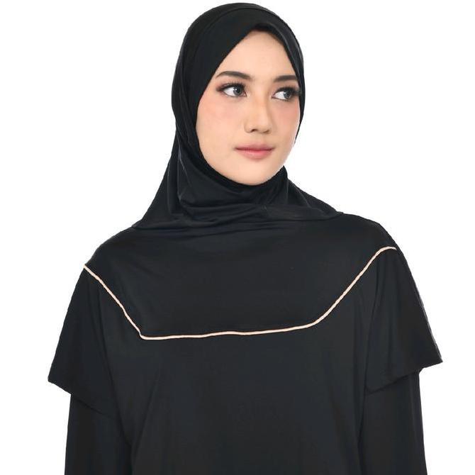 Baju Renang Muslimah Dewasa Kekinian hijab bolero hitam
