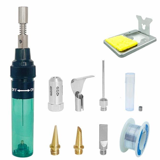 MAADSTORE Alat Gas Solder Besi Cordless Solder Besi Las Alat Perbaikan
