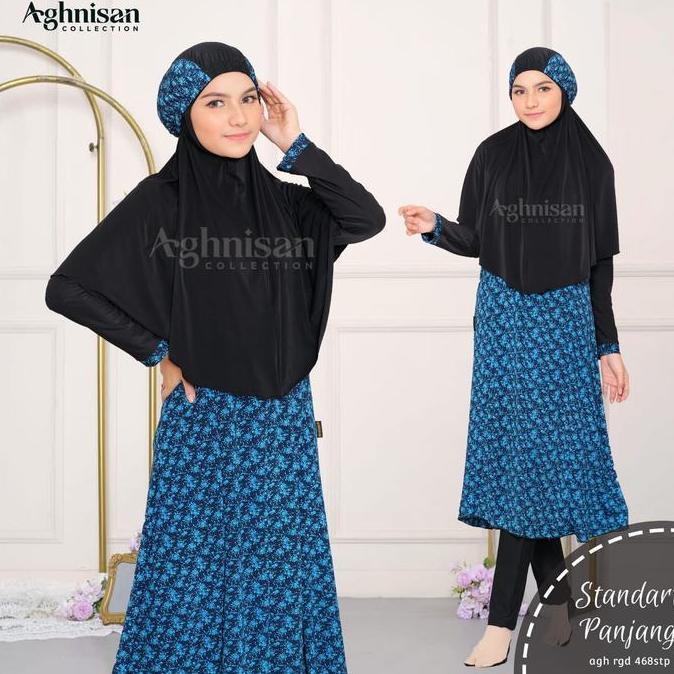 Baju Renang Wanita Muslimah Panjang Standar Panjang  STP by Aghnisan Collection Dewasa