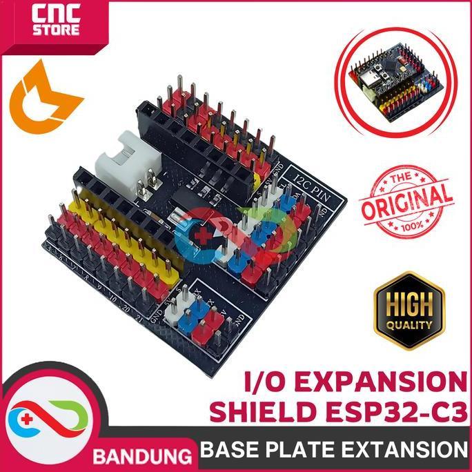 I/O EXPANSION SHIELD ESP32-C3 | BASE PLATE EXTANSION SHIELD FOR ESP32C3