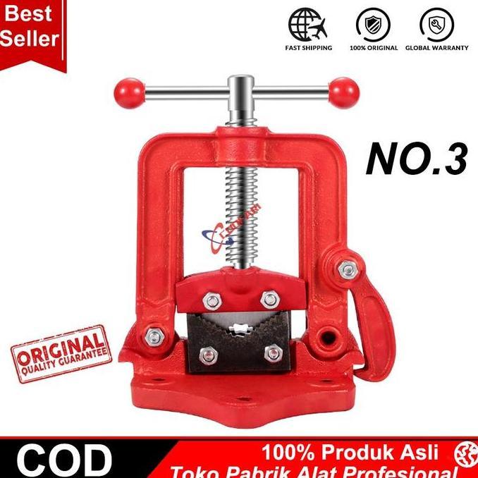 PAPPITSON HEAVY DUTY Pipe Vice 2inch 3inch - Ragum Pipa Besi - Catok Pipa Besi