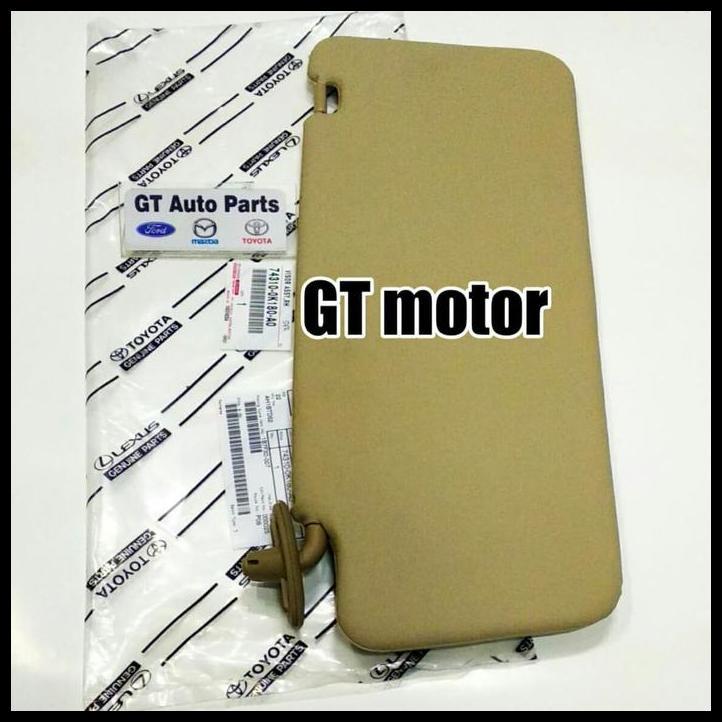 GRATIS ONGKIR SUNVISOR SUN VISOR KANAN INNOVA 2004-2008 / FORTUNER / HILUX CREAM 