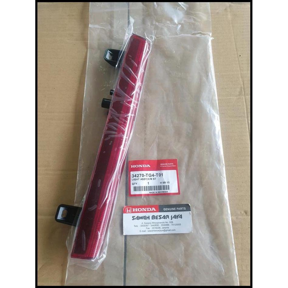 TERLARIS LAMPU SPOILER TENGAH BELAKANG ATAS HONDA NEW BRIO GEN.2 SATYA - RS 2018 2019 2020 ORIGINAL