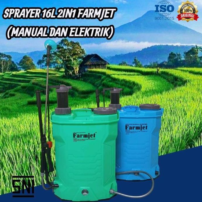 POMPA SPRAYER MANUAL DAN ELEKTRIK 2IN1(501)