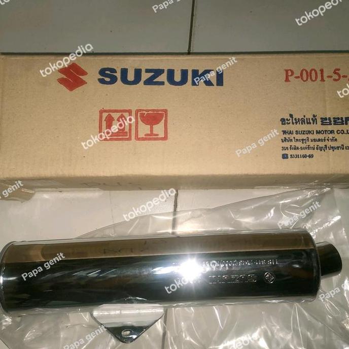 clencer satria fu 150 original knalpot belakang original thailand