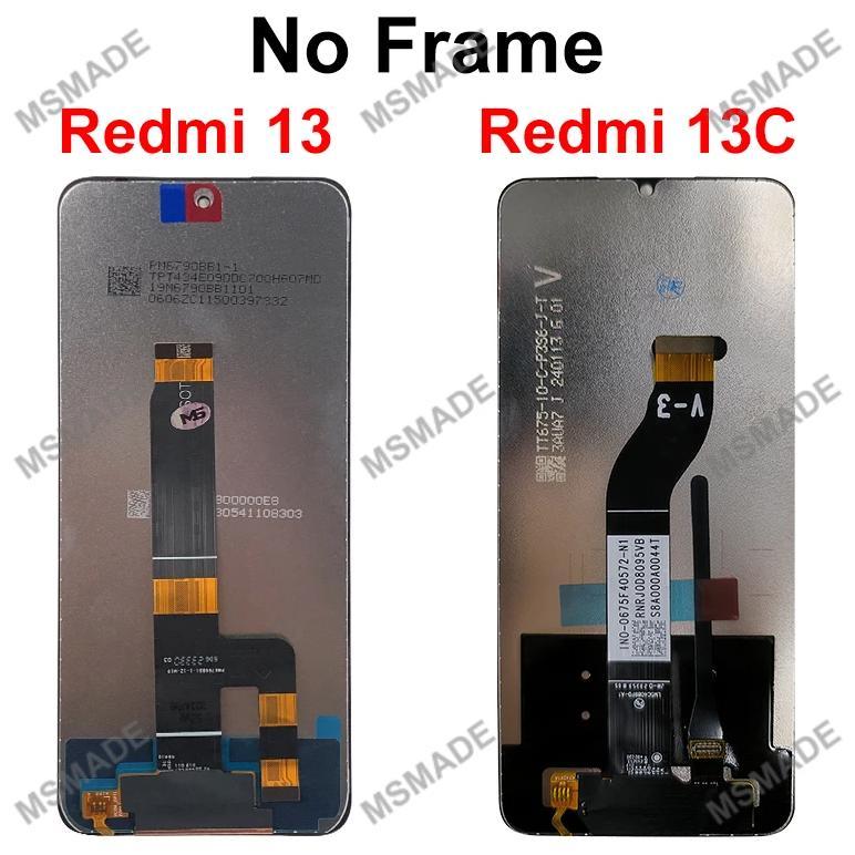 IPS" For Xiaomi Redmi 13 Display 2404ARN45A LCD Touch Screen Digitizer For Xiaomi Redmi 13C 23100RN8