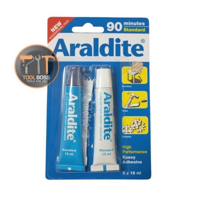 Araldite Lem Epoxy Cepat Rapid Lem Besi Lem Kayu Lem Serbaguna Epoxy