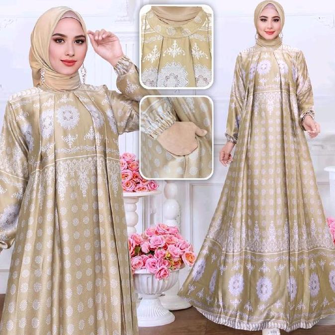 RANIA DRESS GAMIS MUSLIM SILK