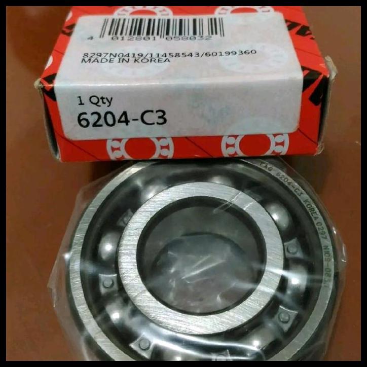 TERMURAH BEARING 6204 C3 - 6204 C3 F A G 