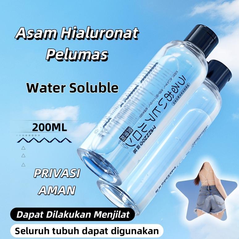 200ml Wanita Asam Hialuronat Lubricant Gel Water soluble Pria Vigel Lubricant Seks