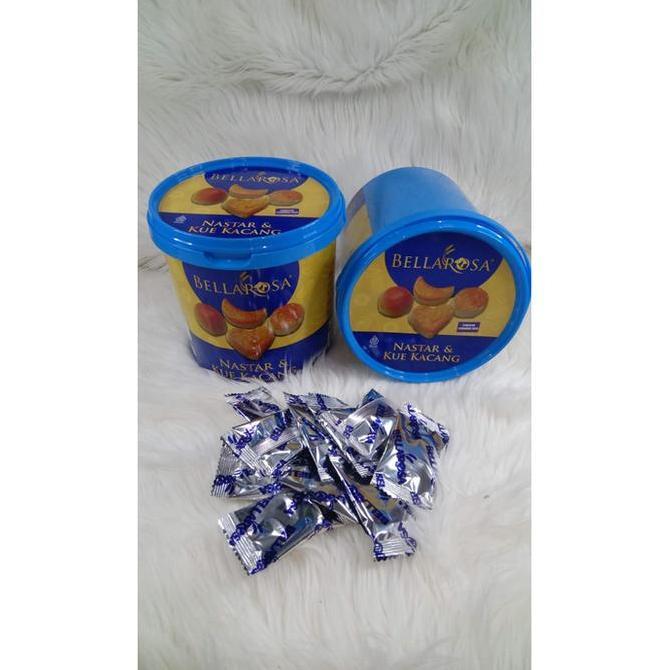 Bellarosa Nastar dan Kue Kacang Kemasan Dus Isi 6 Toples | Kue Kering Lebaran 2025 Termurah TU