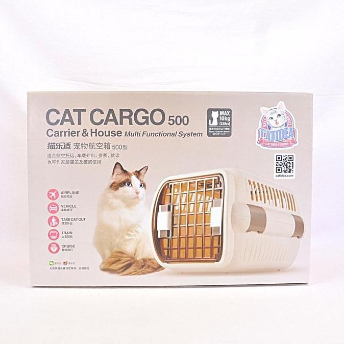 [FR} Kandang Travel Kucing CATIDEA Cat Cargo 500
