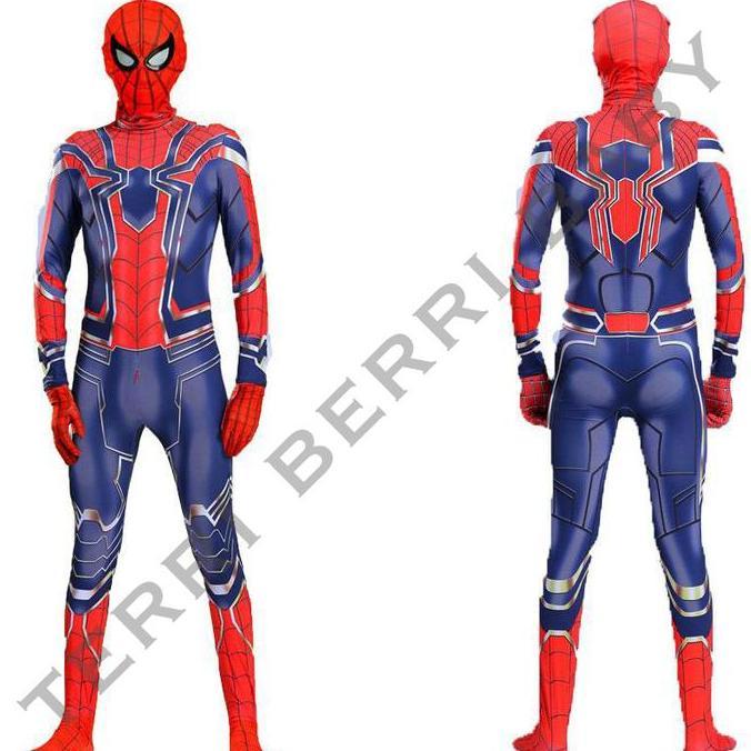 Kostum cosplay spiderman iron spider kostum iron spider