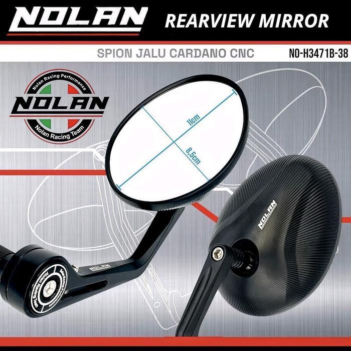 Kaca Spion Jalu Cardano Kaca Spion Motor Bulat Kaca Spion Jalu Stang Motor Kaca Spion Bar End Motor 