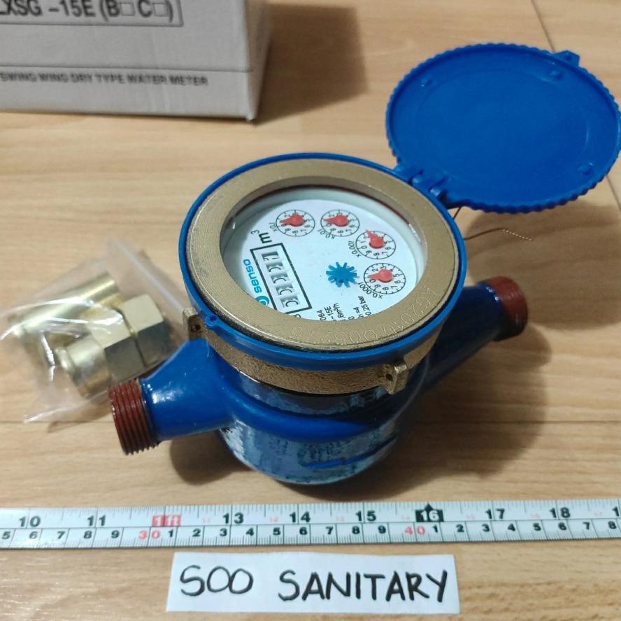 [NEW] Meteran Air Senso 1/2" Besi - Water Meter / Flow Meter