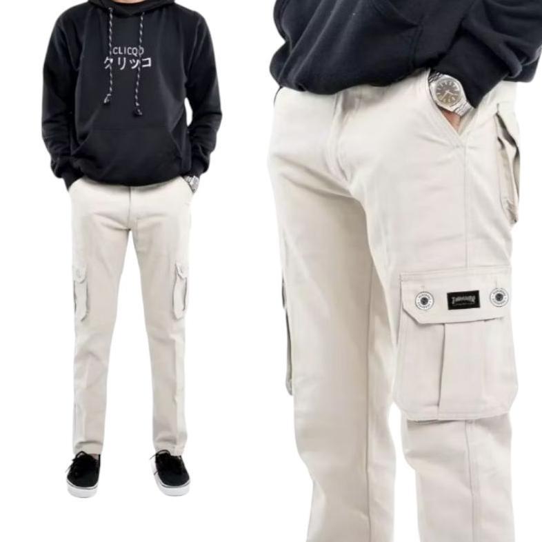 ORIGINAL CELANA CARGO PANJANG PRIA PREMIUM AMERICAN DRILL