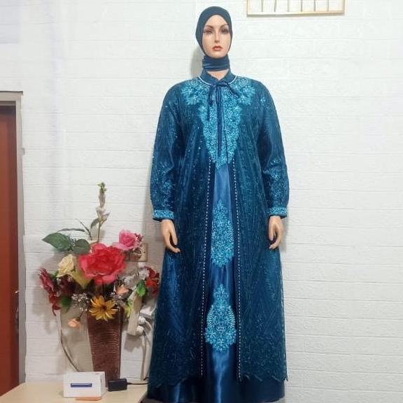 Gamis tile bordir full aldania