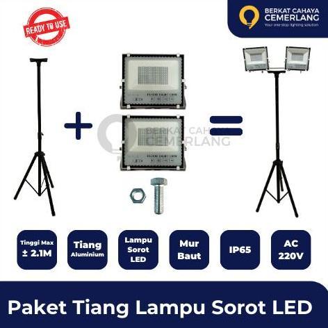 Tiang lampu portable , tiang lampu sorot , tiang lampu